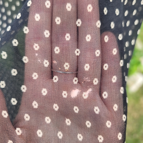 Vintage Robbie Bee Black and White Silk Polka Dot Maxi Sleeveless Dress - Picture 4 of 5